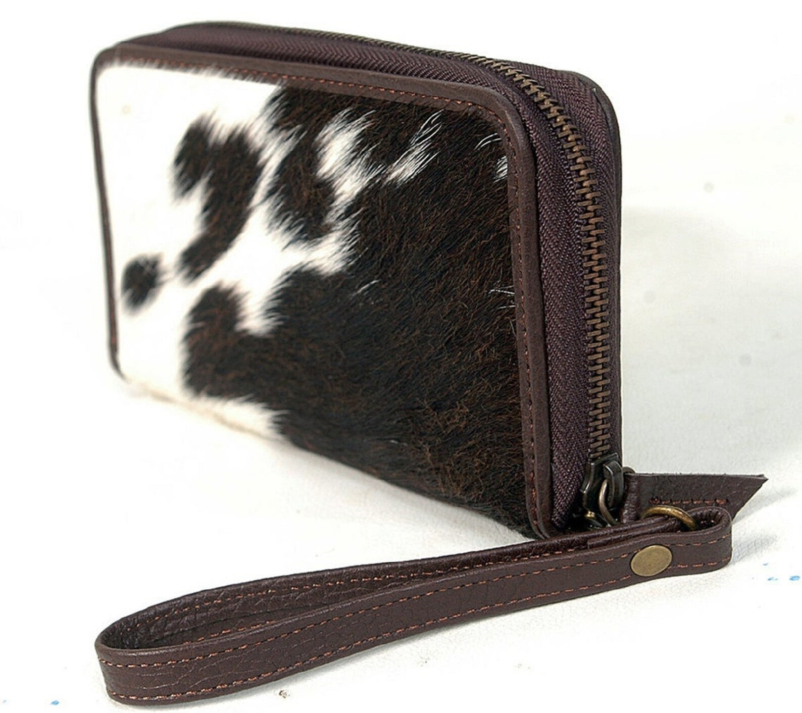 100 Real Cowhide Wallet Real Leather Hair ON Western Ladies Etsy UK