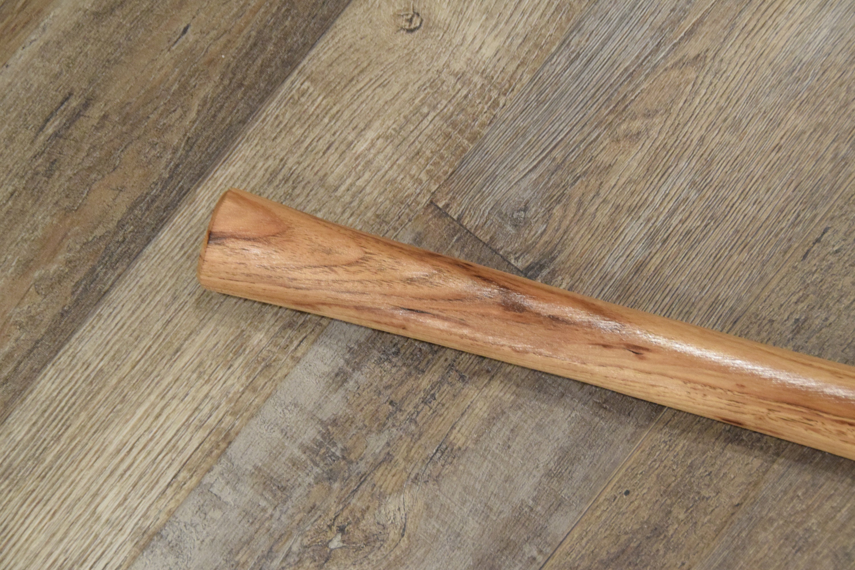 HICKORY 24 Inch Double Bit Saddle Cruiser Axe Handle – Fire Finished & Lacquered