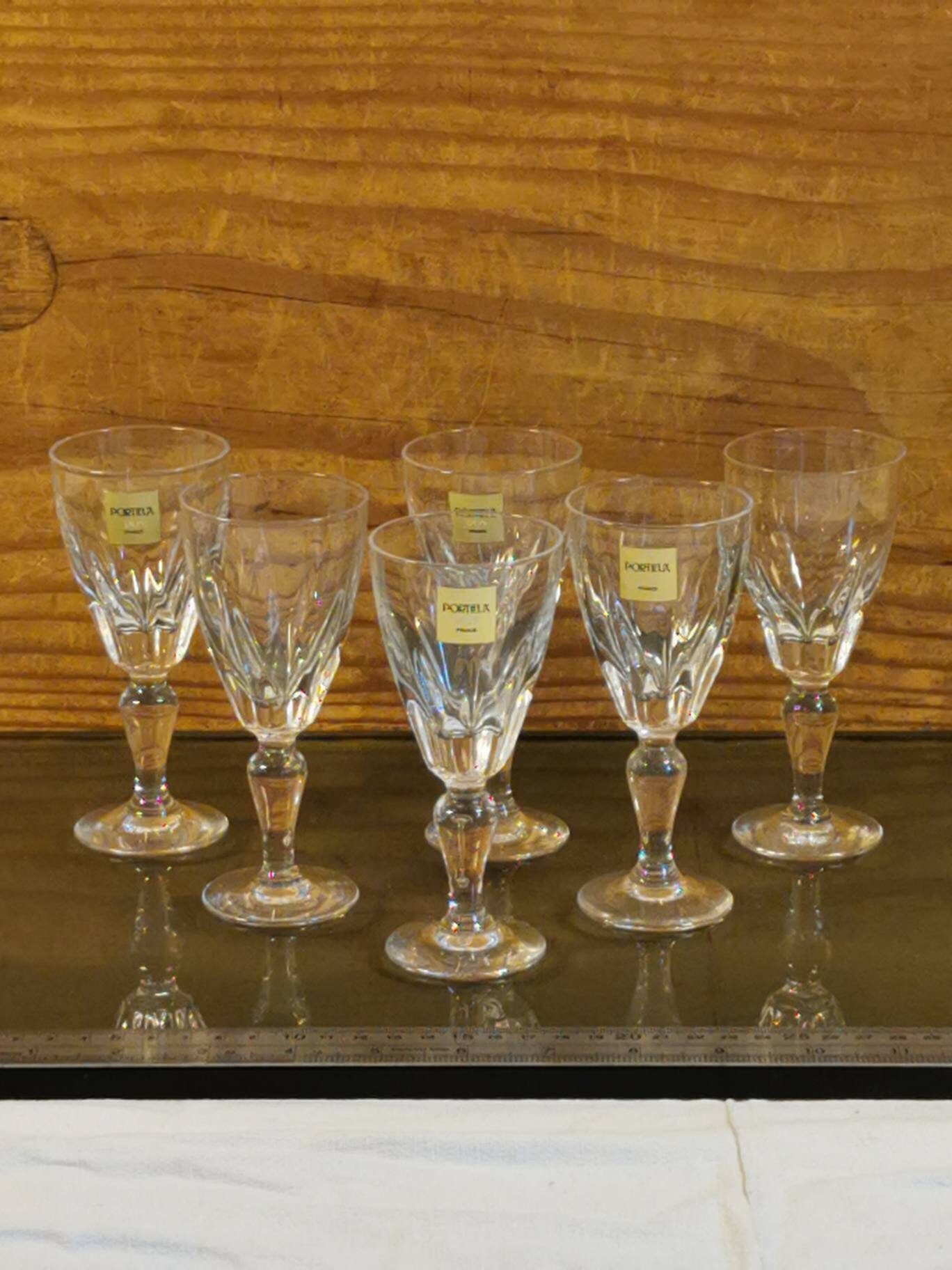 Verres à Porto Cristal de Portieux Modèles Louvain 1705