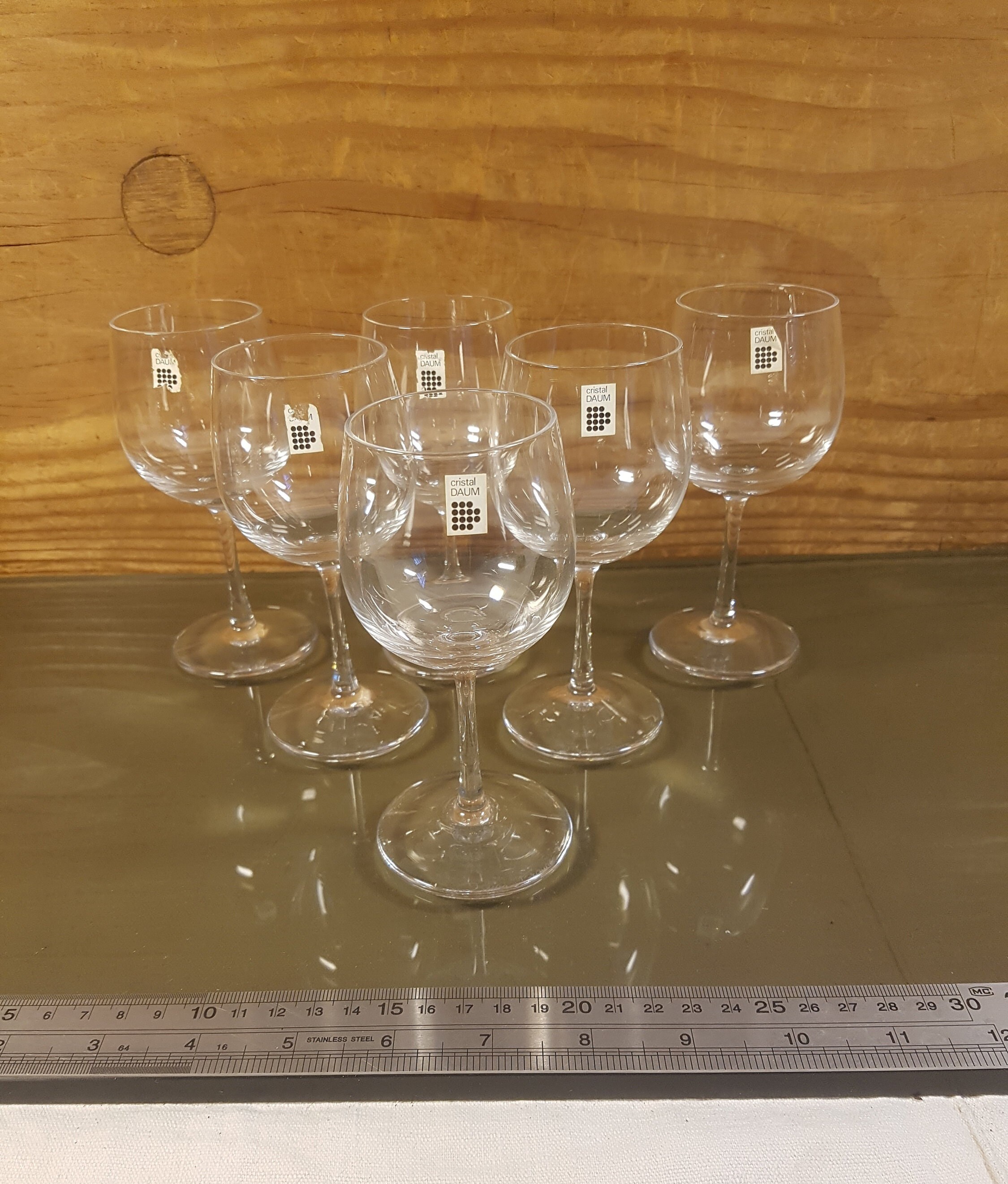 6 Verres Daum Modèle Segur N4