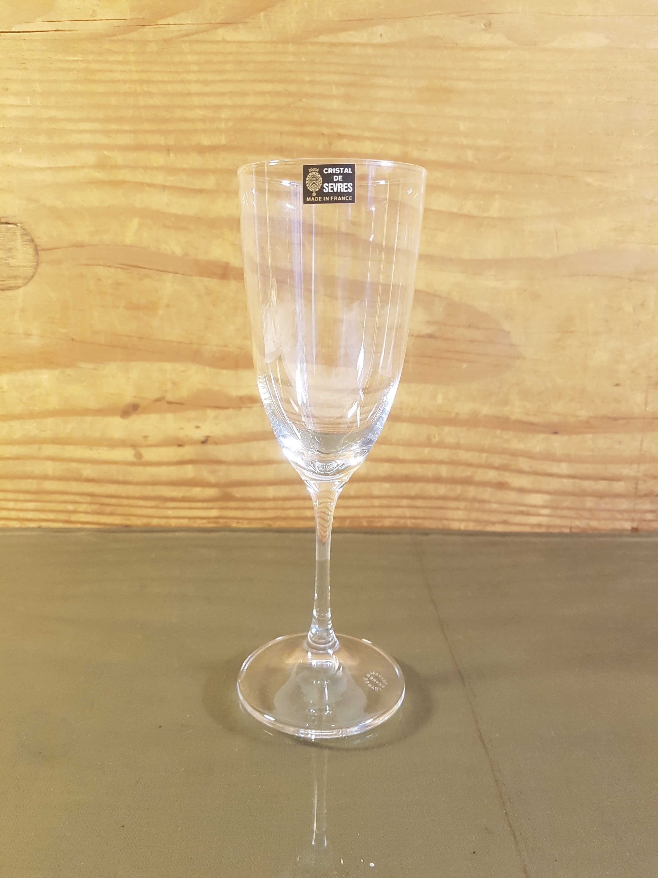 Verre Flutes Crystal de Sèvres Drance