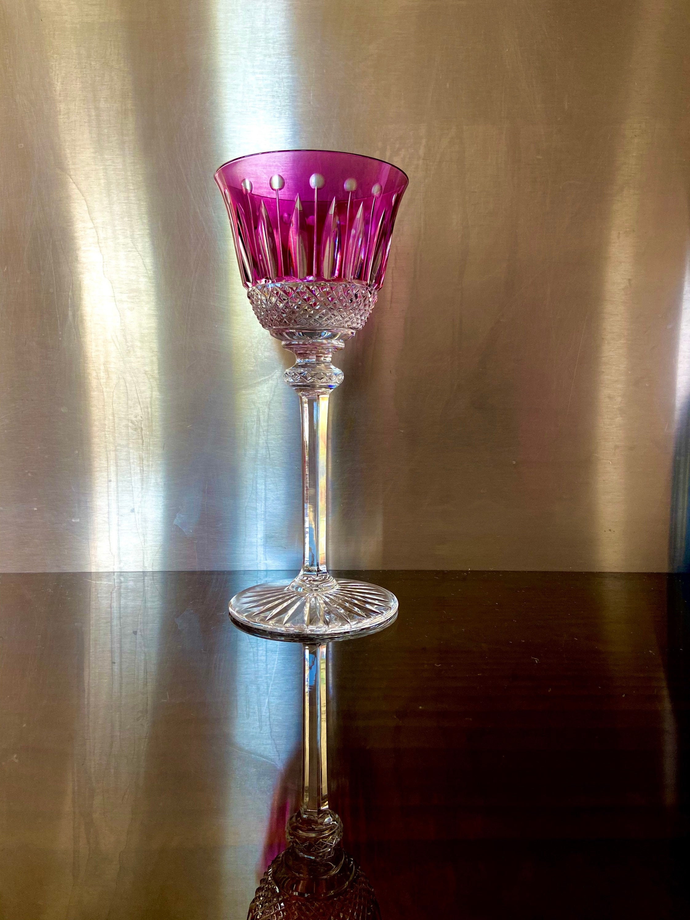 1 Verre Roemer Tommy Saint Louis Couleur Améthyste. Un Intemporel Depuis 1928. Cristal
