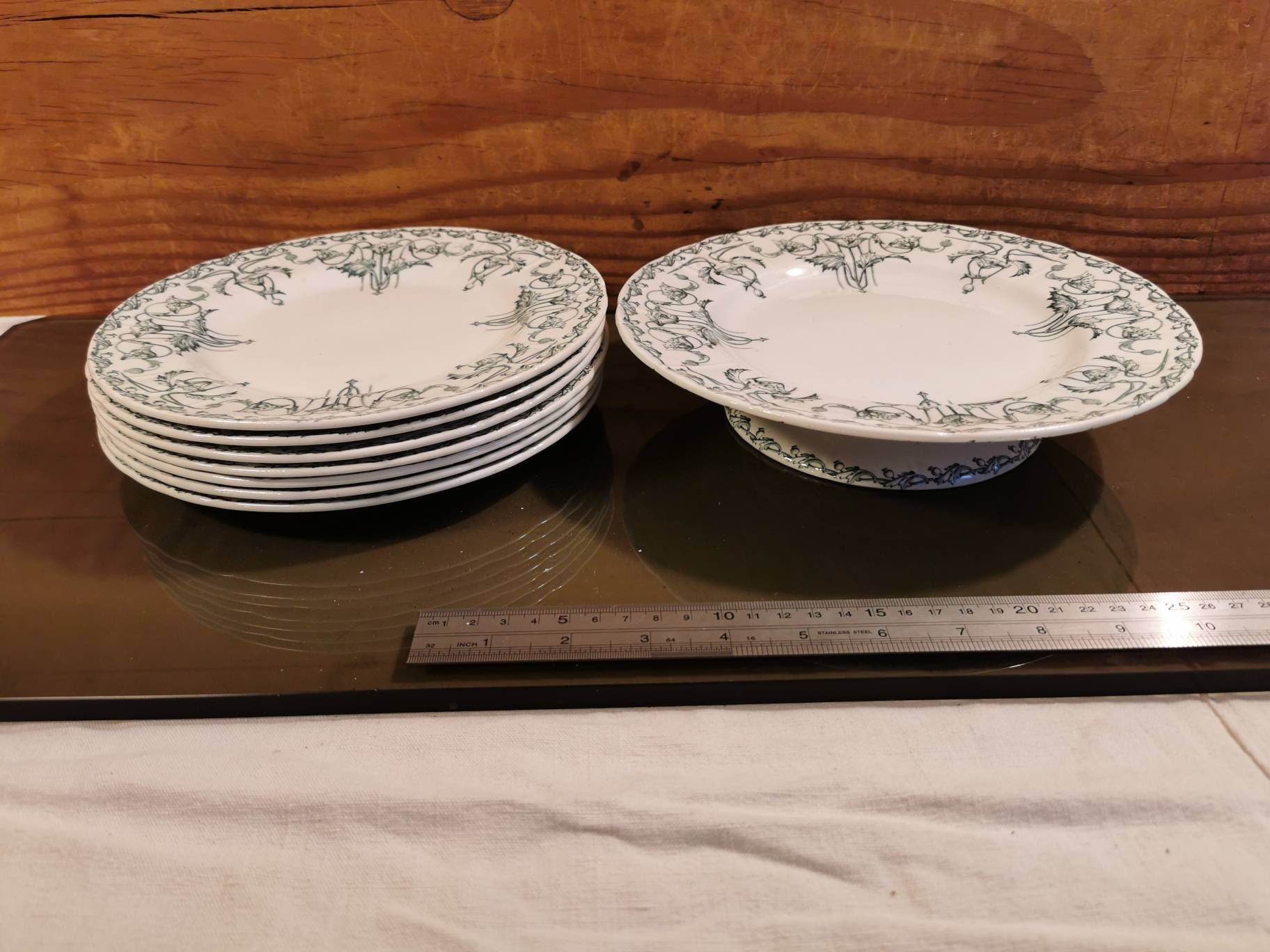 Lot De 7 Assiettes À