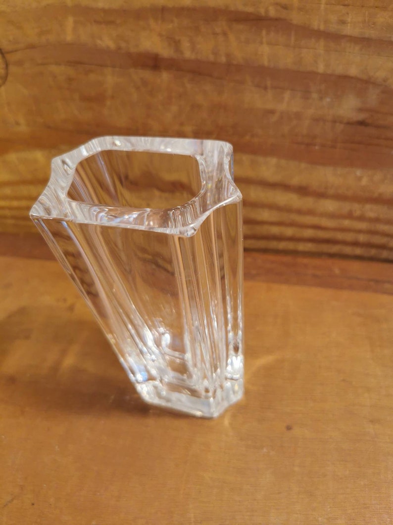 Crystal vase by daum nancy France image 7