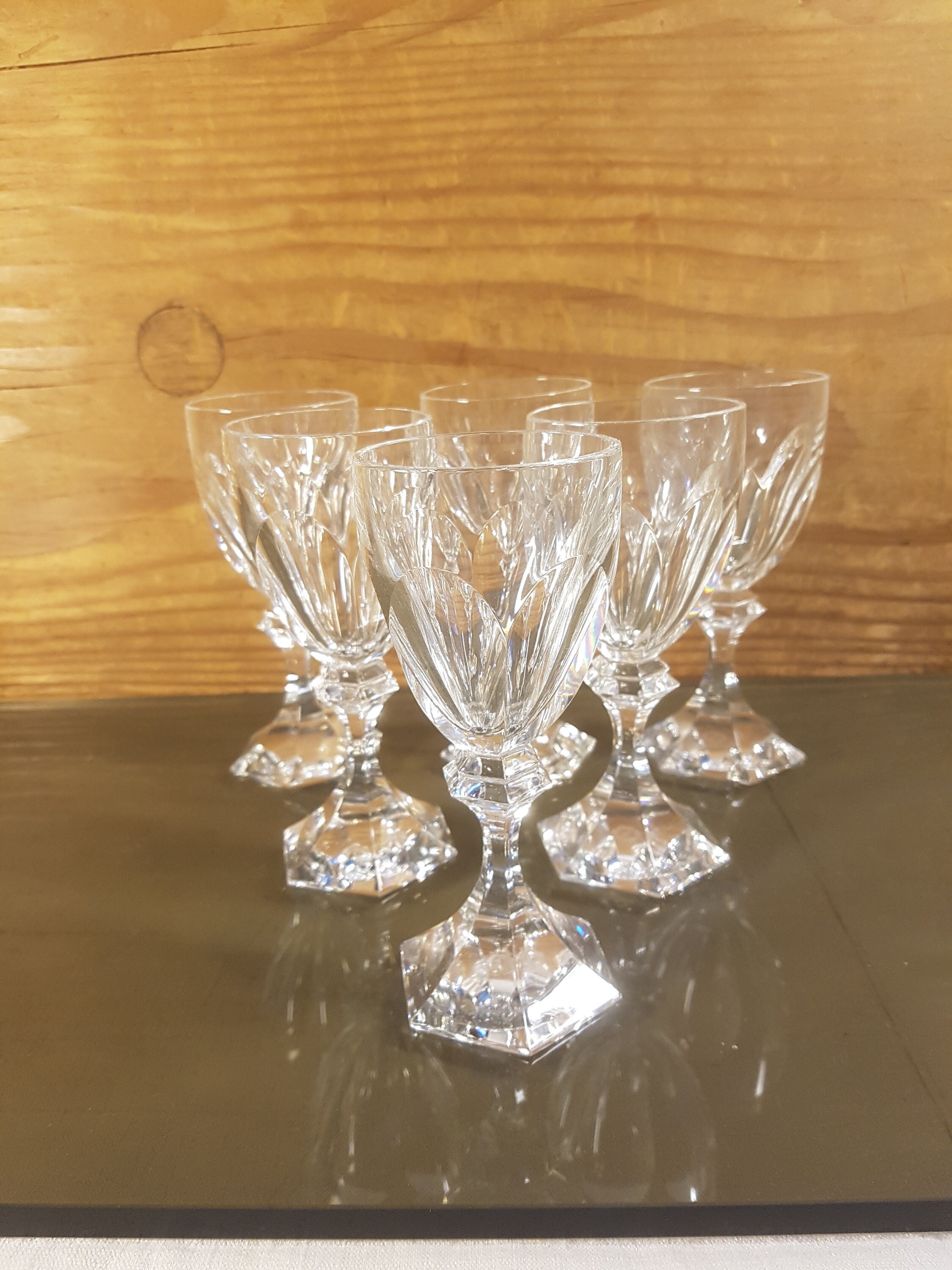 6 Verres à Vin Chambord N4 Saint Louis