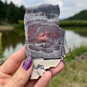 Exotica Jasper Lapidary Slab pietra naturale non lucidata per cabling
