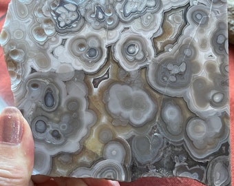 ピンクレースアゲートスラブ - Etsy 日本