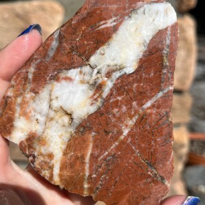 Pietra naturale California Jasper Lapidary Slab non lucidata per cabling