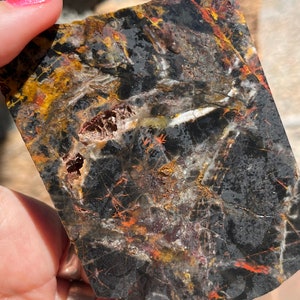 Pilbara Jasper Lapidary Lastra pietra naturale non lucidata per cablaggi