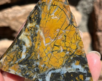 Stone Canyon Jasper Lapidary Slab natural stone not polished for cabbing