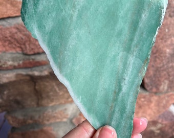 Aventurine Lapidary Slab natural stone not polished for cabbing