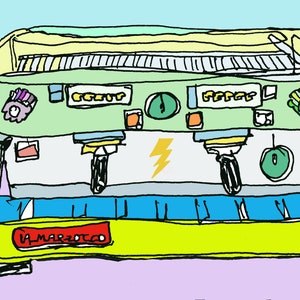 Cartão Postal La Marzocco Linea