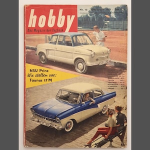 hobby - La rivista della tecnologia - N. 10/1957 - vecchia rivista tecnologica di culto