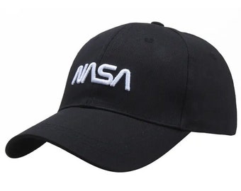 NASA Logo Baseball UnisexCap - Embroidered Label, Adjustable & Breathable