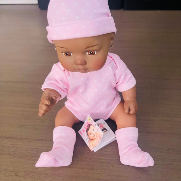 8 inch doll onesie set