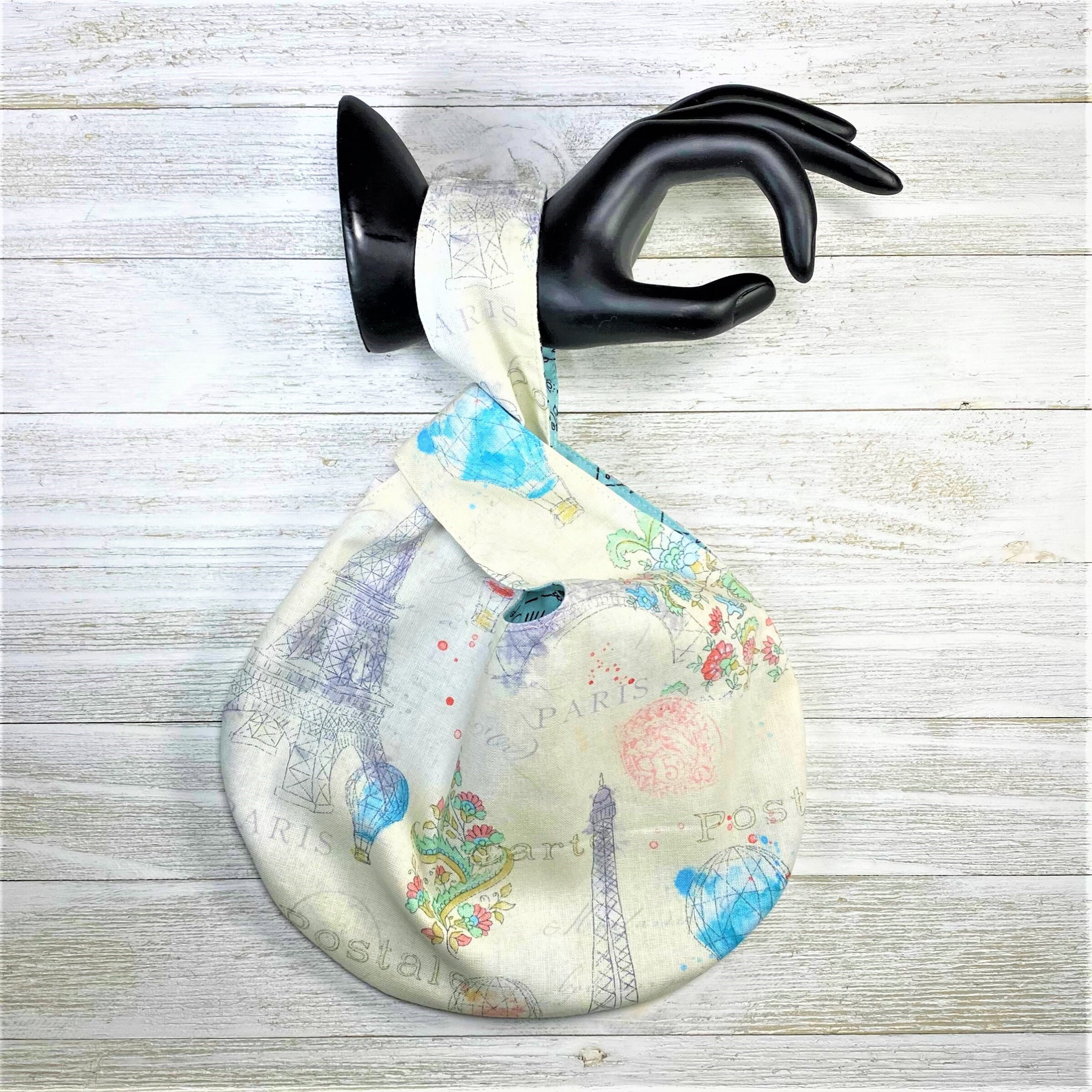 Paris Japanese Style Knot Bag | Optional Pocket | Fun