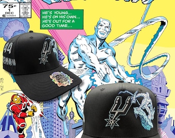 Gorra snapback bordada Iceman x SA Spurs
