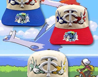 Gorra snapback de los gemelos Latios x Latias de Pokémon