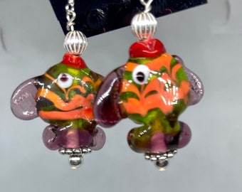 Fishy Glass earrings