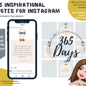 365 Inspirierende Zitate für Instagram- Motivationszitate- Instagram Zitate Vorlage- Facebook Zitate- Positive Zitate für das Leben