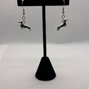Dachshund Earrings, Dog Earrings, Pets, Sausage Dog, Silver, Minimalist Jewelry, Animal Earrings