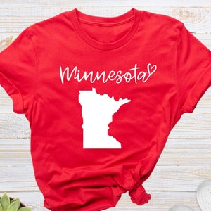 Minnesota Shirt, Minnesota Lover Gift, Home State Shirts, Traveler Gift, Minnesota Vacation Tee, Vacation Gifts, Minnesota Gifts