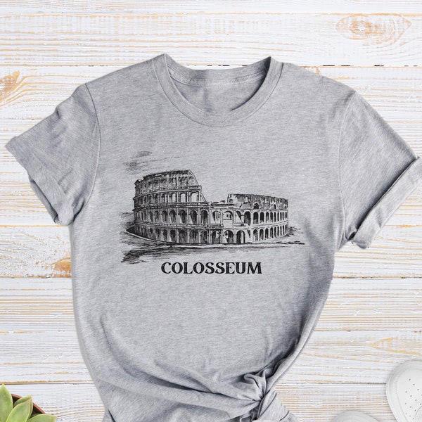 Colosseum Shirt, Italy T-Shirt, Italy Travel Shirt, Italy Travel Gift, Colosseum Trip Shirt, Italian Shirt, Vacation Shirt, Family Vacation