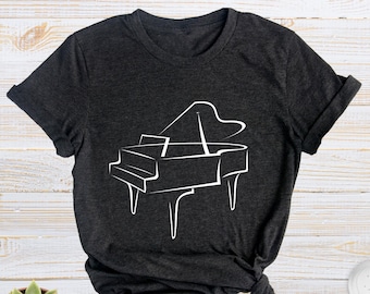 Piano T-Shirt, Musician Gift Tee