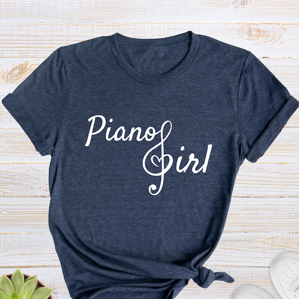 Piano Girl Shirt, Pianist Shirt, Funny Musician T-Shirt, Music Lovers Gift Shirt, Piano Player Gift, Piano Lover Tee, Funny Toddler Shirt