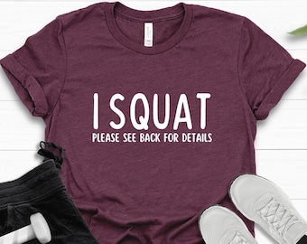 squat university t shirt