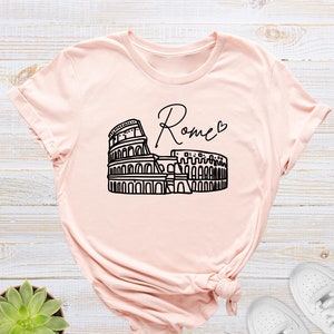 I Love Rome Italy T-Shirt Roman Colosseum Gift I Love Rome Italy T-Shirt Roman Colosseum Gift