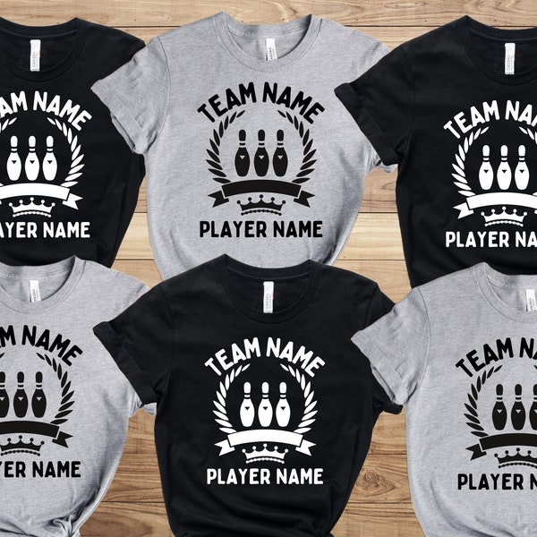 Custom Bowling Team Shirts Etsy