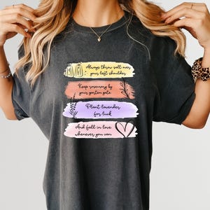 Comfort Colors Salt Rosemary Lavender Love Shirt: Practical Magic Witchy Tee