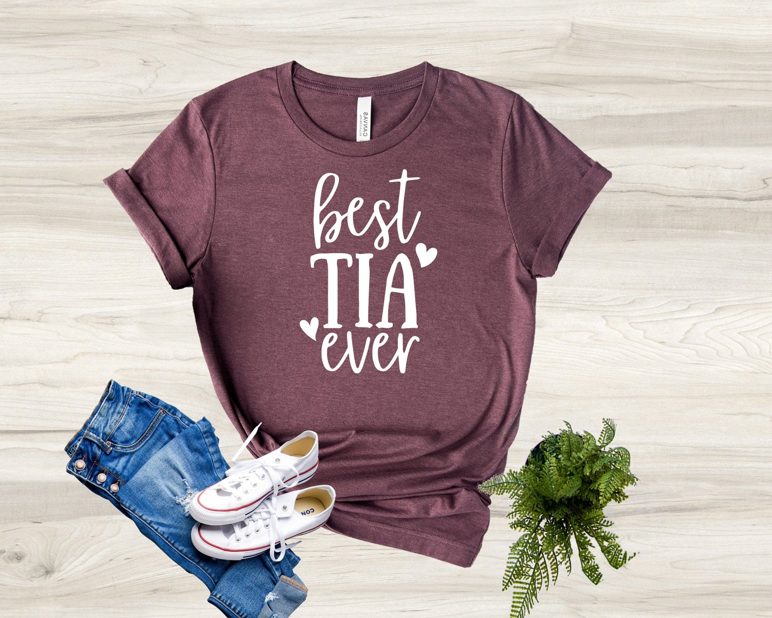 Best Tia Ever Aunt Tshirt