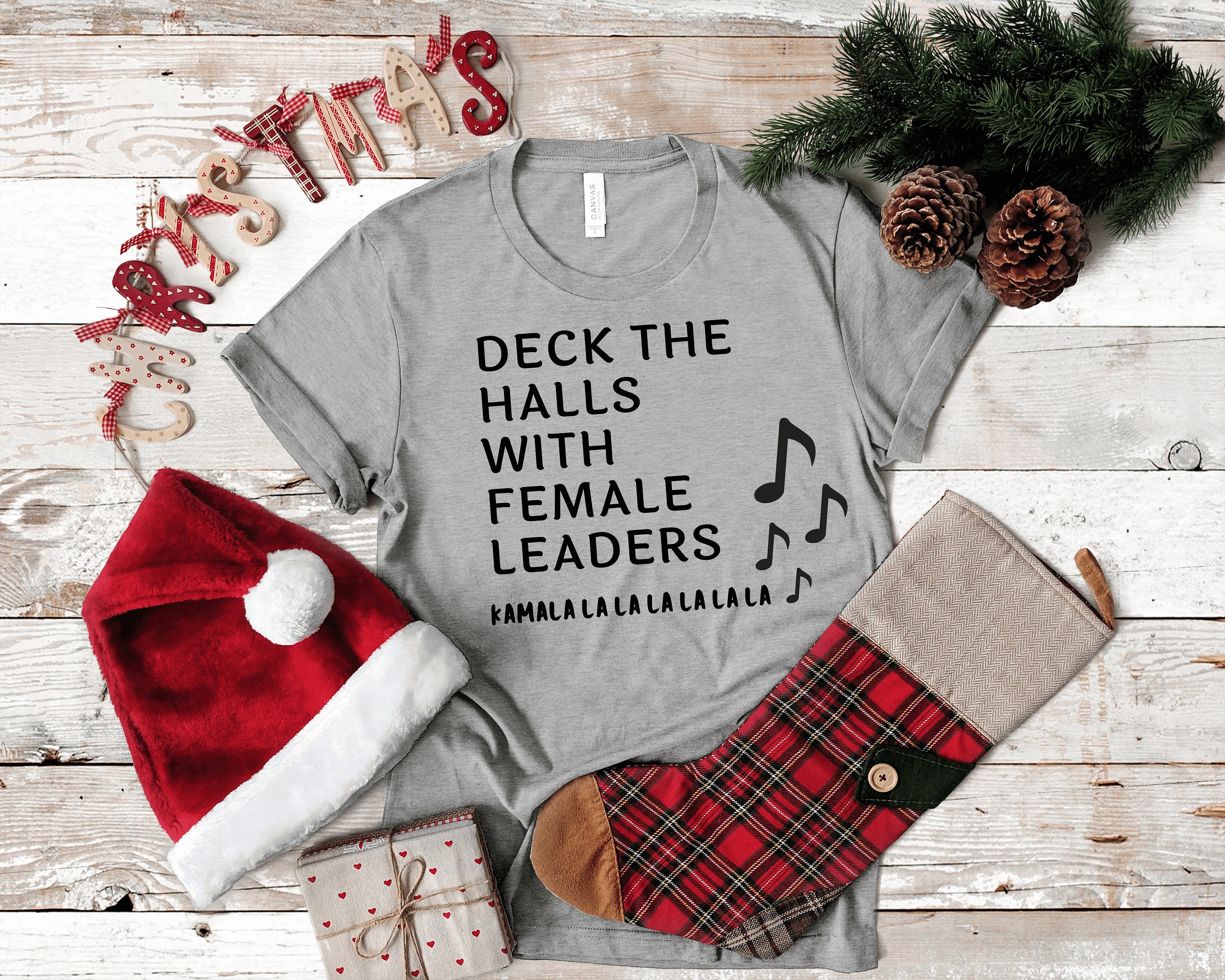 Deck the Halls with Female Leaders Kamala Shirt Women | Etsy