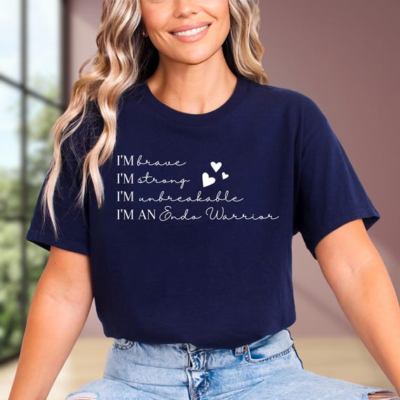 Endo Warrior Shirt, Endometriosis Awareness Tee, Strong Women Gift