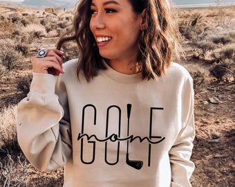 Golf Mom Sweatshirt: Sporty Hoodie for Golfer Moms