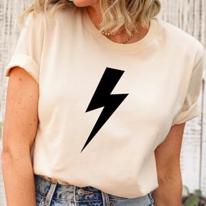 Lightning Bolt T-Shirt, Lightning Thunder Tee, Flash Shirt, Lightning Lover Shirt, Electric Bolt Shirt, Storm Lover Gift, Graphic Energy Tee