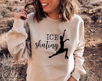 Ice Skating Sweatshirt: Skater Gift Shirt