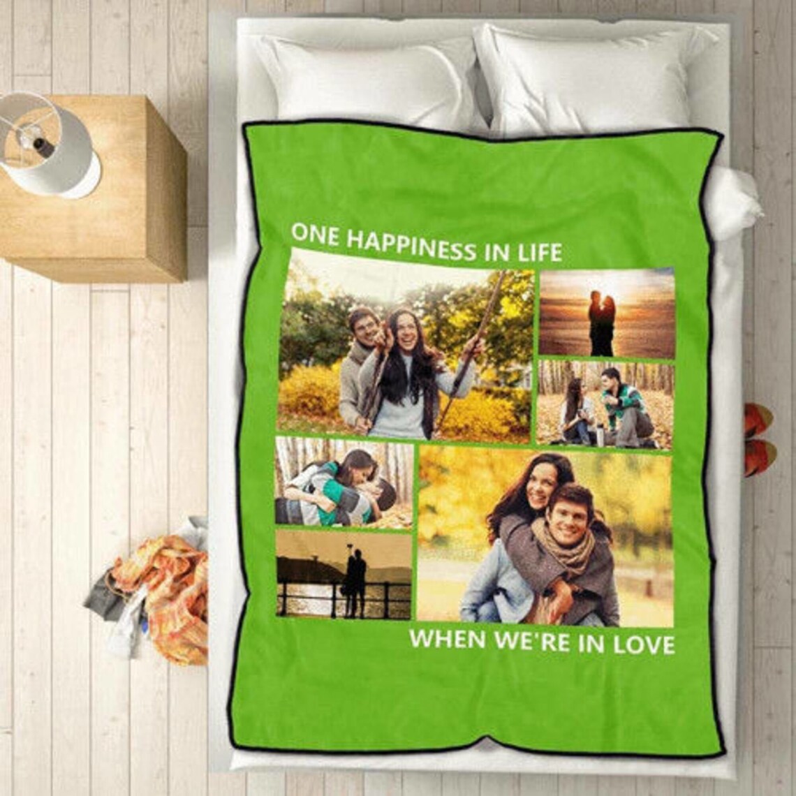 Personalized Photo Collage Memorial Throw Blanket Sherpa Etsy