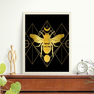 Biene | Poster | Wandbild | Kunstdruck