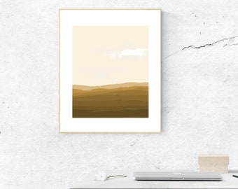 Sands, landscape, Sandscape, Downloadable print, Printable, Modern Art