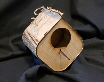 birdhouse, diy kit, unique birdhouse, springtime, spring project,