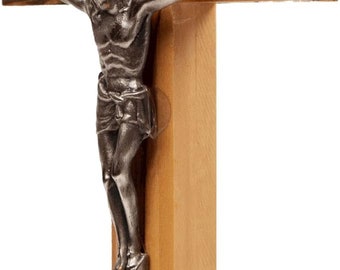 Genuine Olive Wood Cross Gift for Baptism Gift Confirmation Crucifix Decor Hand Christian Wooden for Child Handheld Communion Handheld Small
