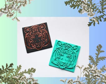 Safaridjur Avtryck Polymer Clay Stämpel