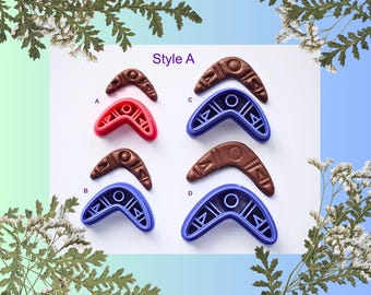 Boomerang Polymer Clay Cutters Style A or B | Clay Tools| Made in Australia