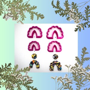 Rainbow Cloud Shape Polymer Clay Cutters
