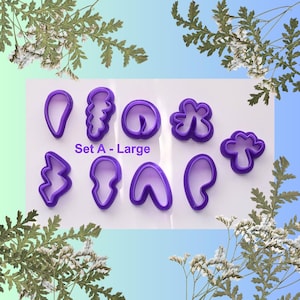 Abstract Shape|earrings|polymer clay|polymer clay cutters|tools|Made in Australia