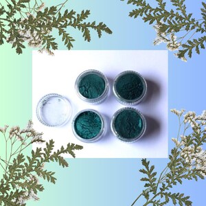 Dark Leaf Green Shimmery Mica Powder