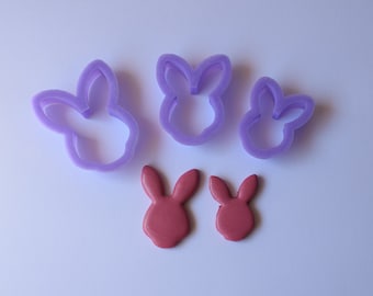 Bunny Head Shape Polymer Clay Cutter